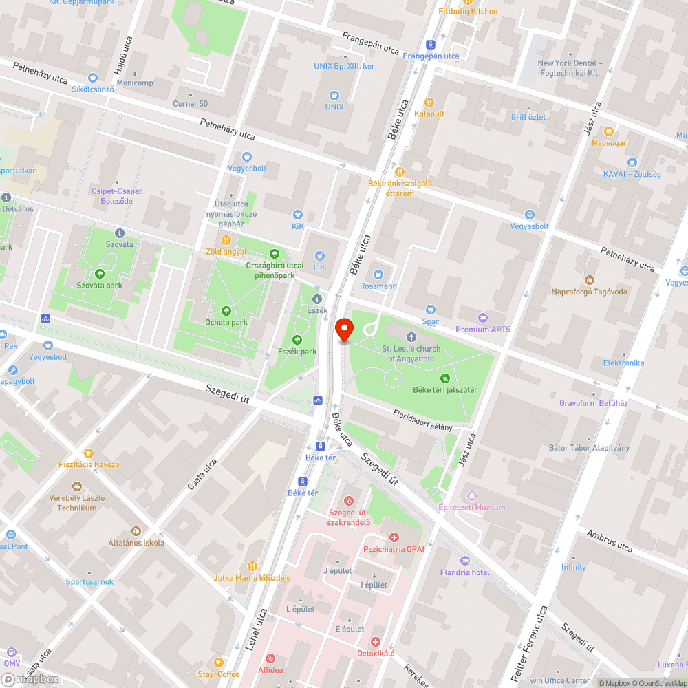 Kopott pad bejelentés helye