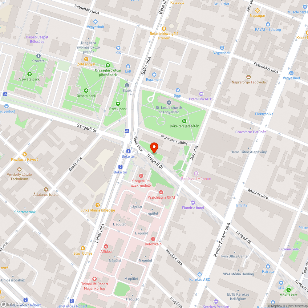 Kopott pad bejelentés helye