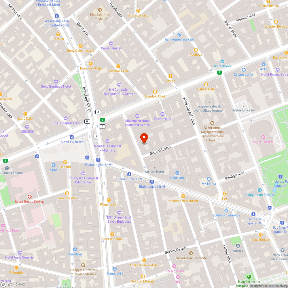 Megsüllyedt úttest bejelentés helye