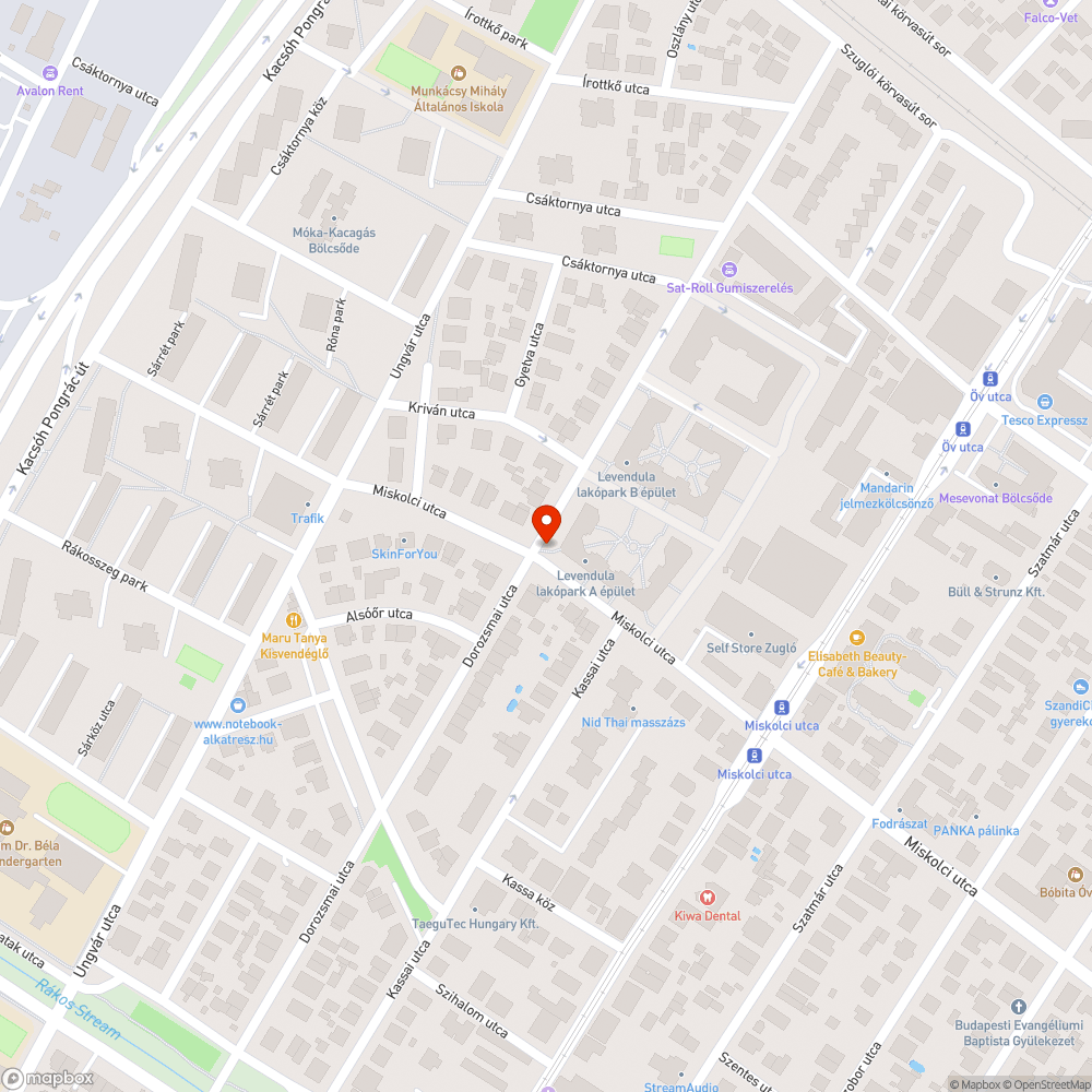 Megtelt hulladéktároló bejelentés helye