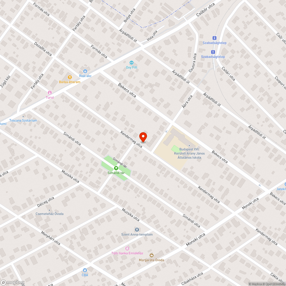 Megsüllyedt útszakasz bejelentés helye