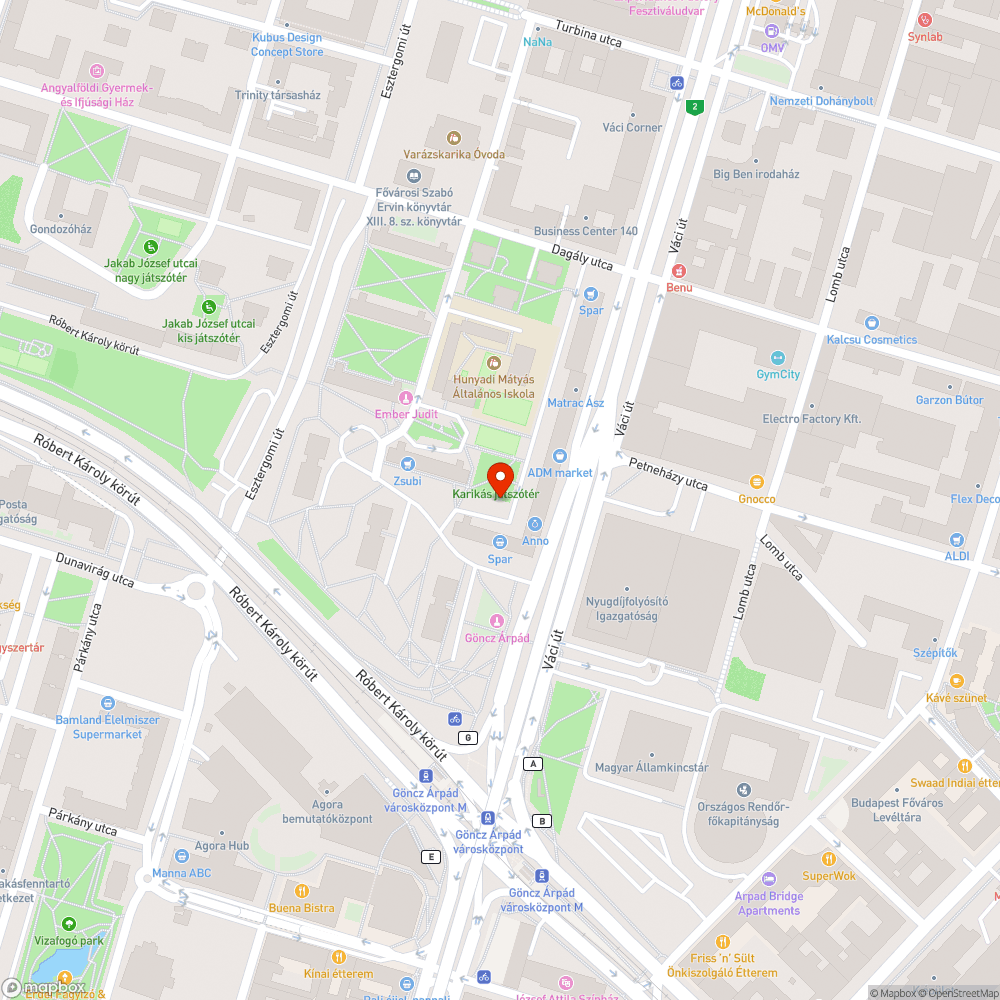 Teljesen eldugult csatorna-összefolyó bejelentés helye