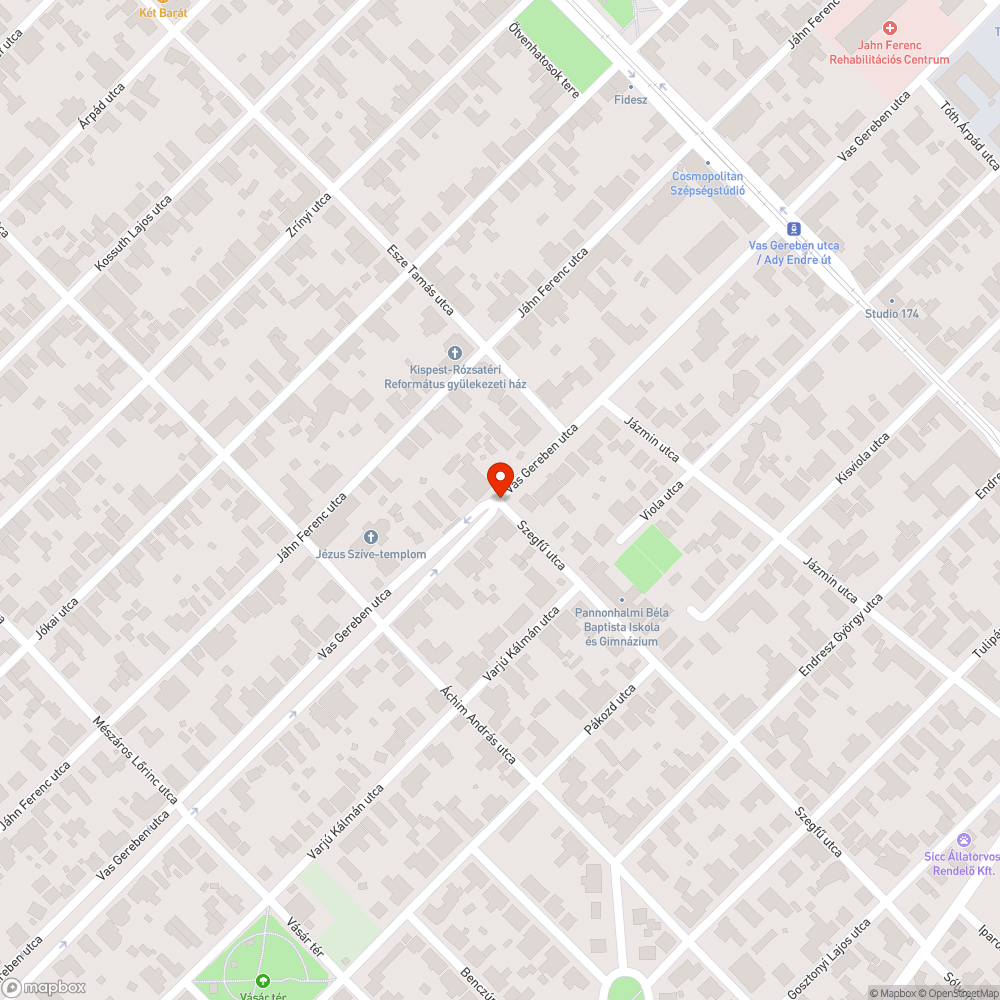 Útburkolati jel felfestése bejelentés helye