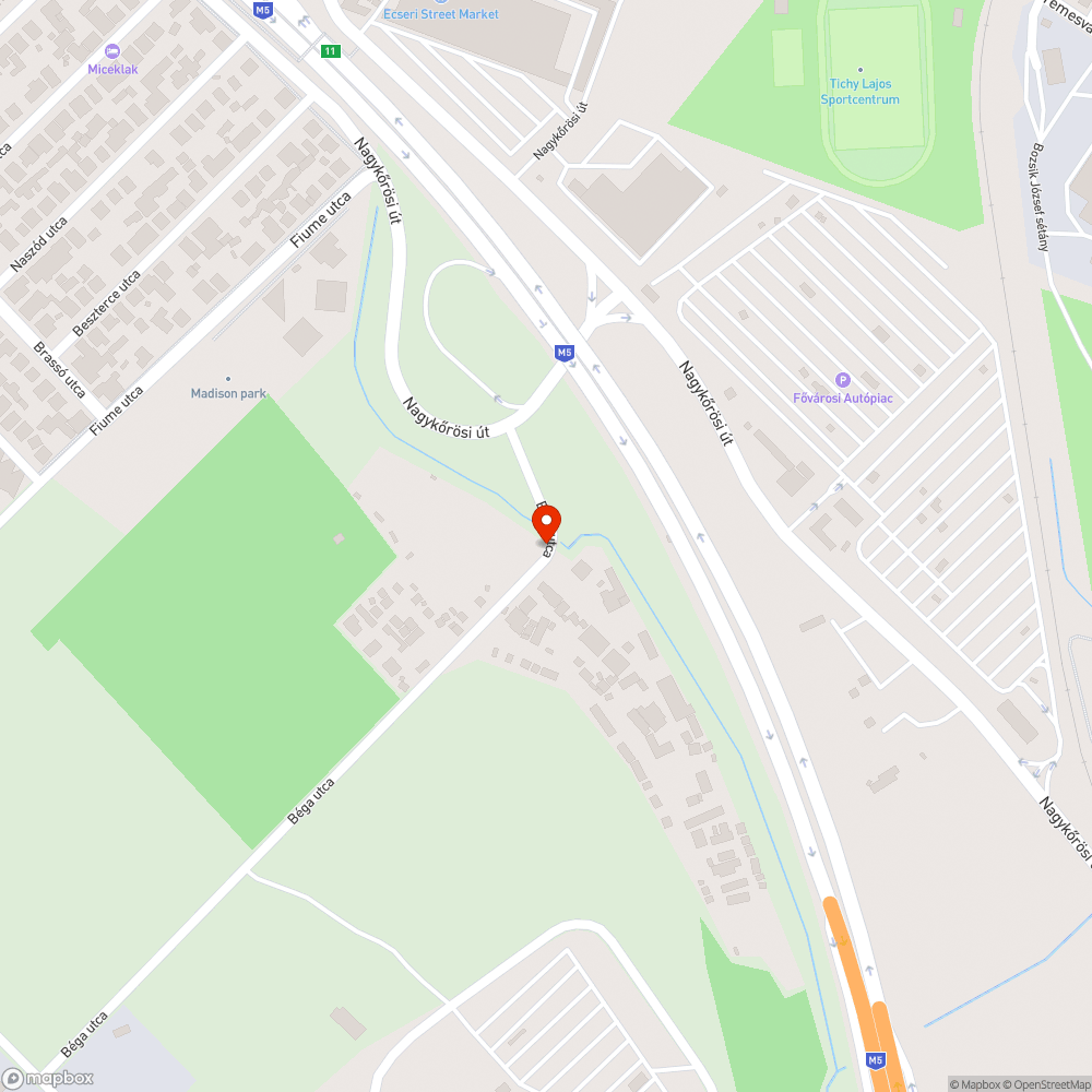 Kidöntött tábla bejelentés helye