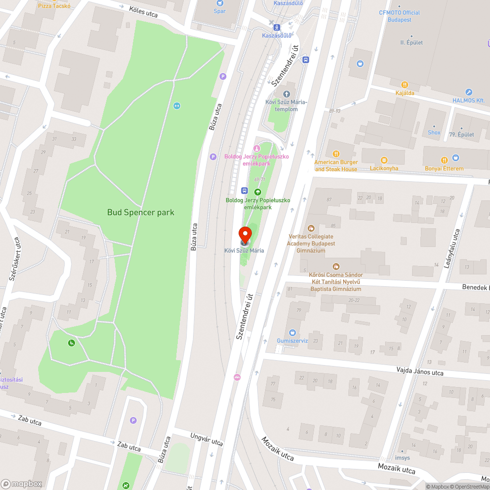 Betontömb a fa alatt bejelentés helye