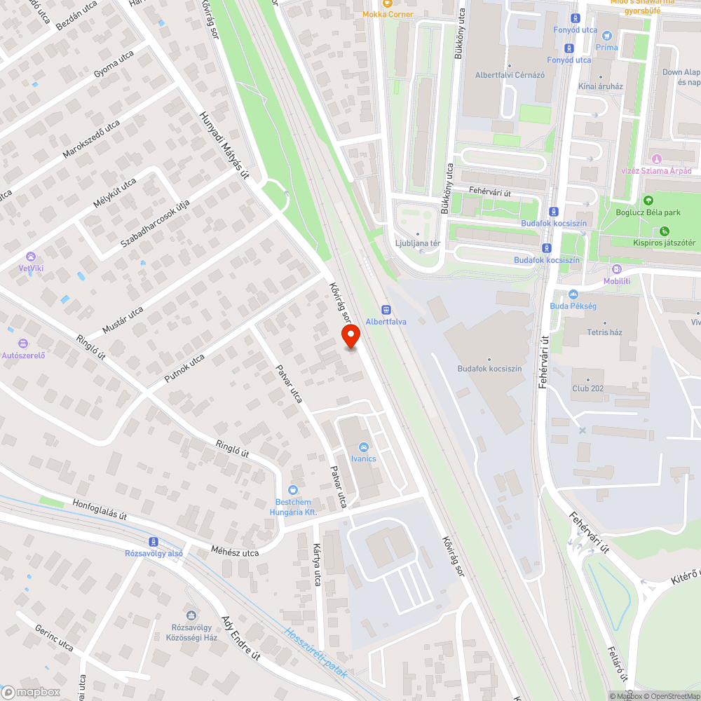 Rendszám nélküli roncs bejelentés helye