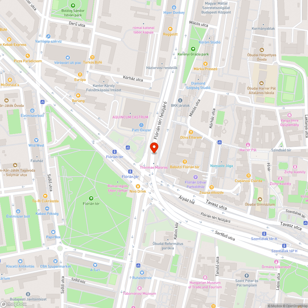 Graffiti eltávolítása az aluljáró faláról bejelentés helye