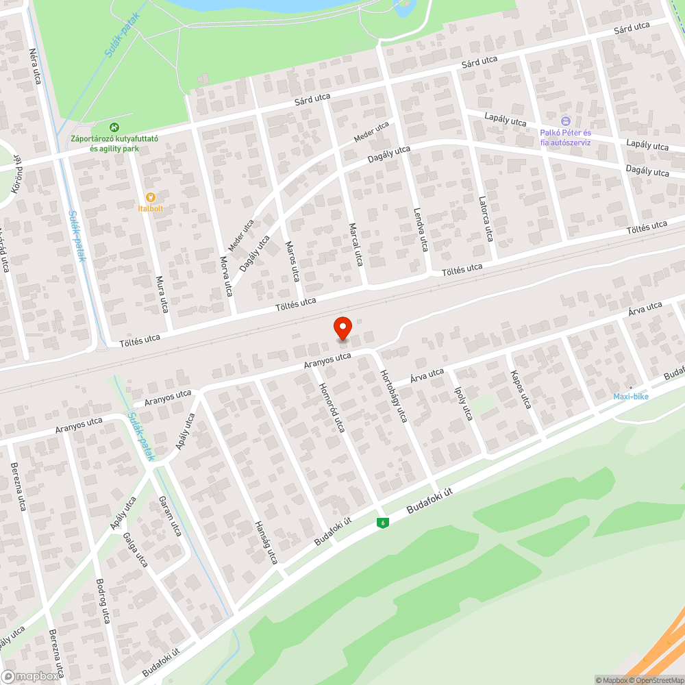 Elhagyott kocsi bejelentés helye