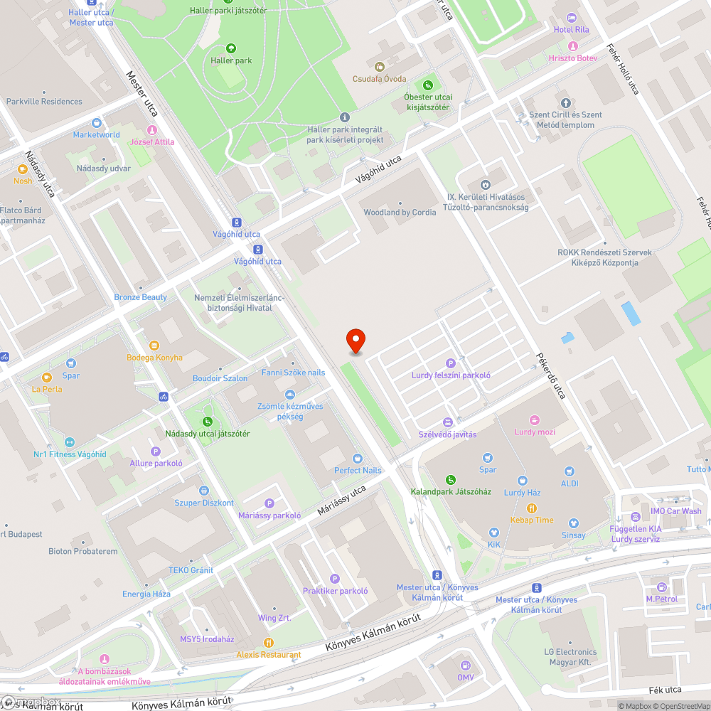 Kiszáradt fák a kutyafuttatóban bejelentés helye