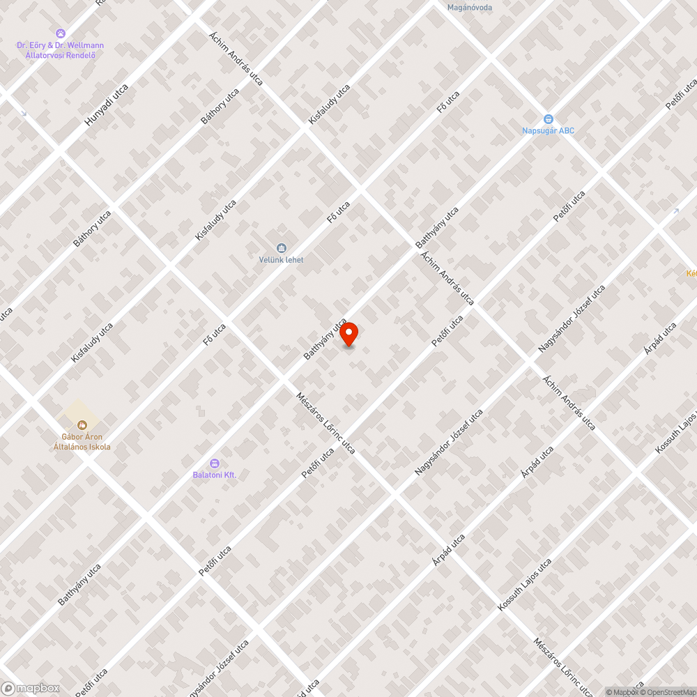 Felpúposodott járda bejelentés helye