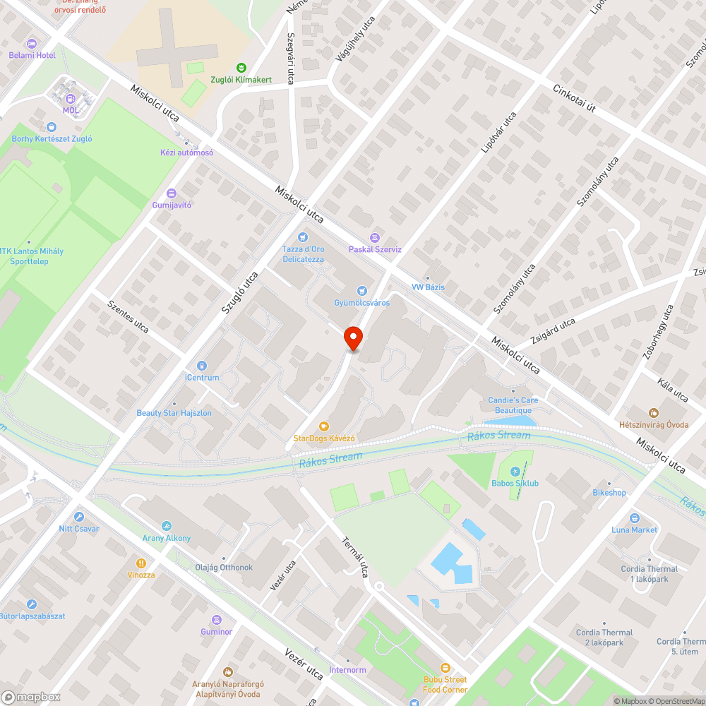 Szemét bejelentés helye