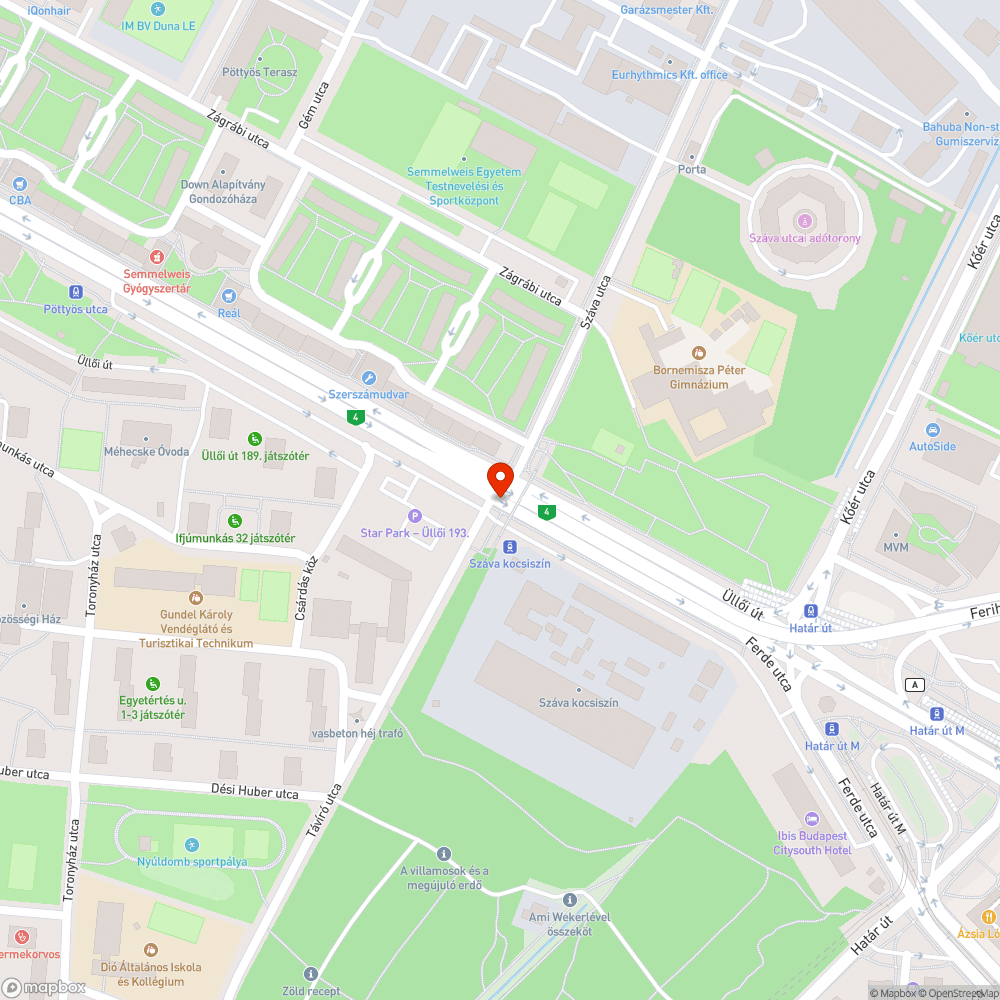 Szemetes környék bejelentés helye