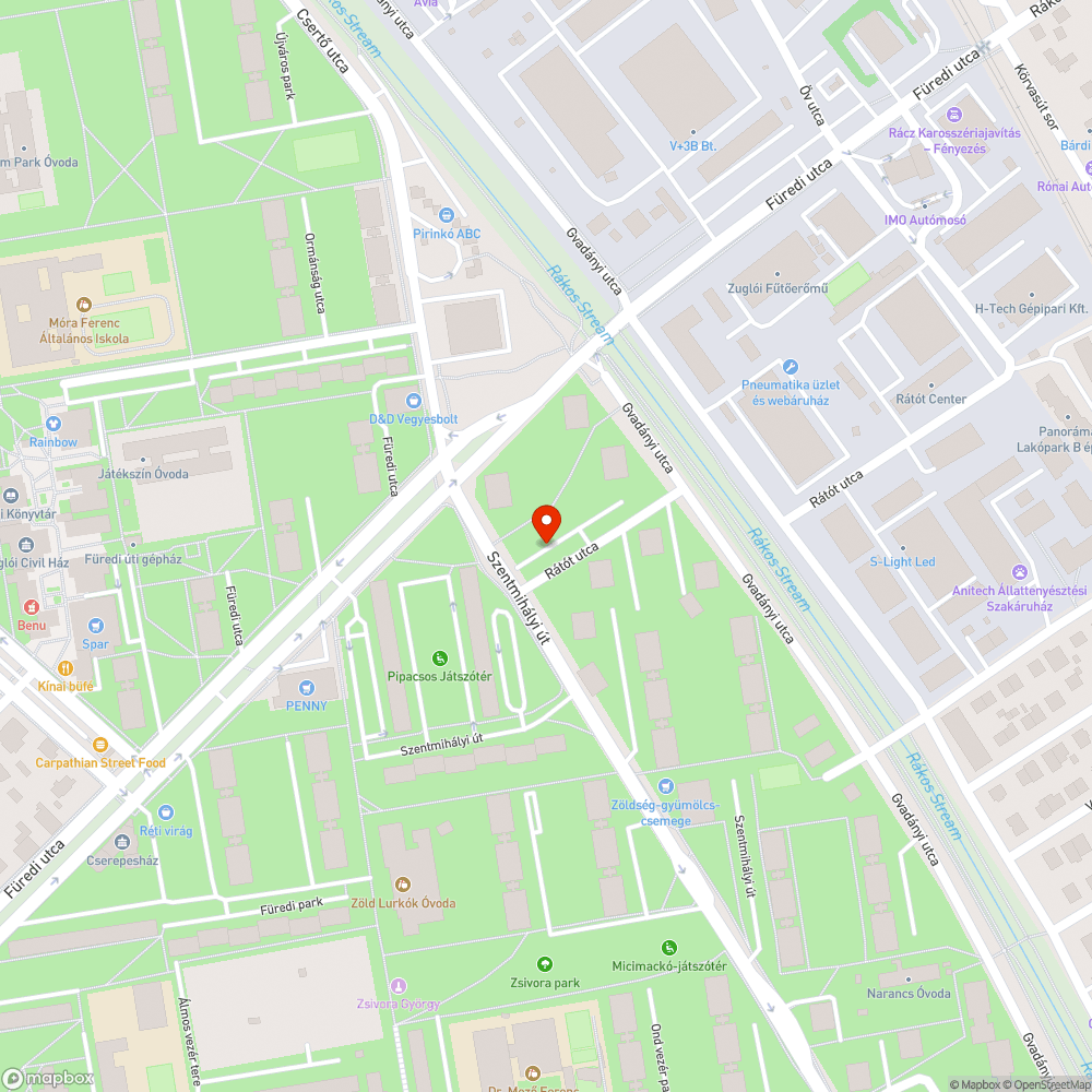 Elhagyott Corsa bejelentés helye