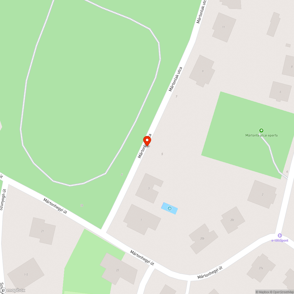 Kiégett lámpa bejelentés helye