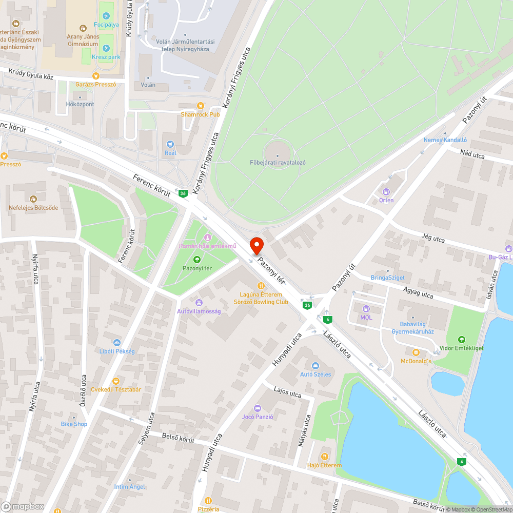 Megsüllyedt csatornafedél bejelentés helye