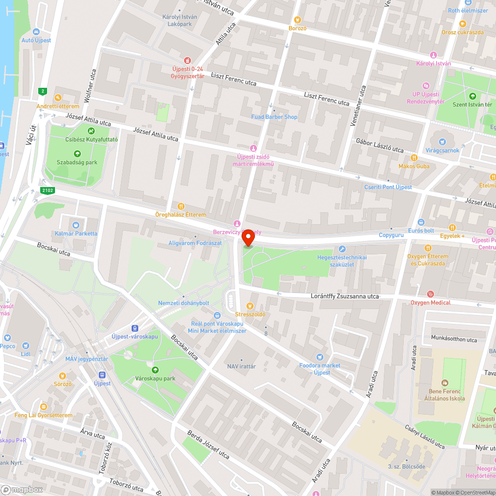 Városkapu, több lámpa nem világít bejelentés helye