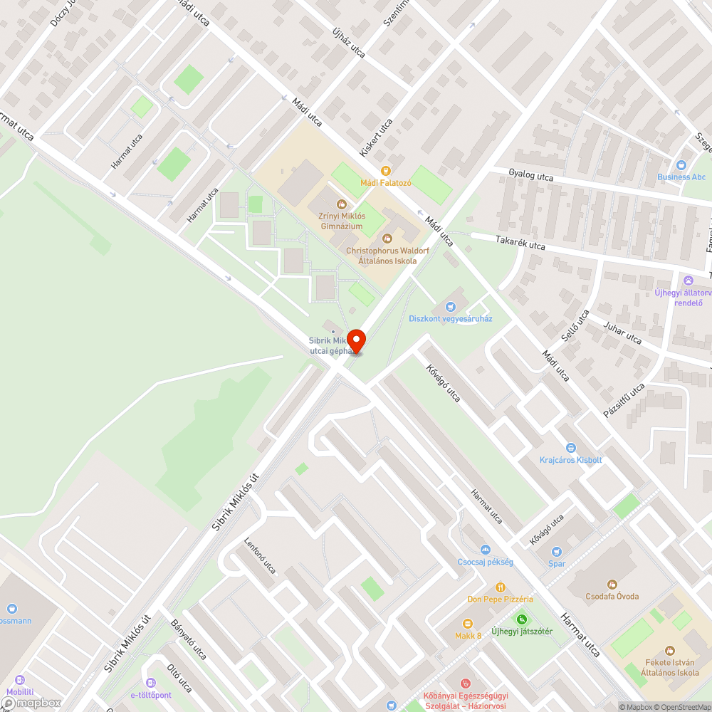 Kidőlt tábla bejelentés helye