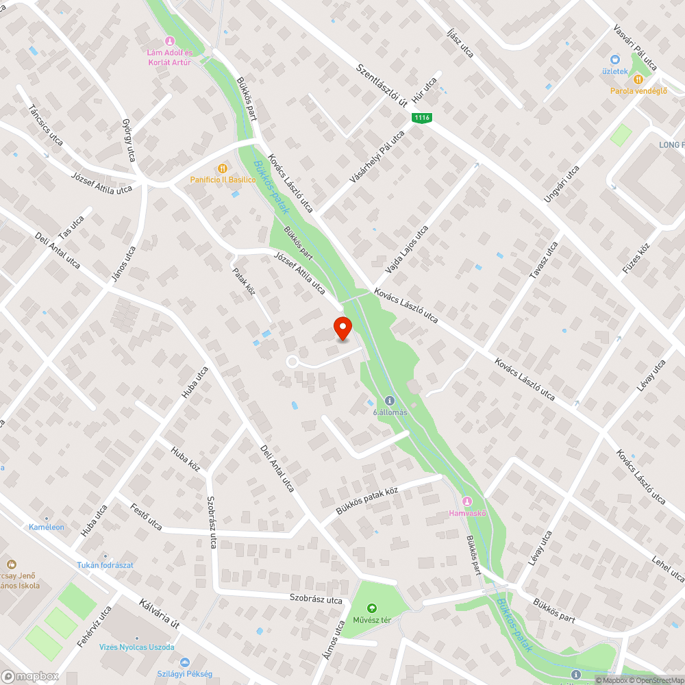 A bükkös patak mentén kivágott faágak elszállítása bejelentés helye