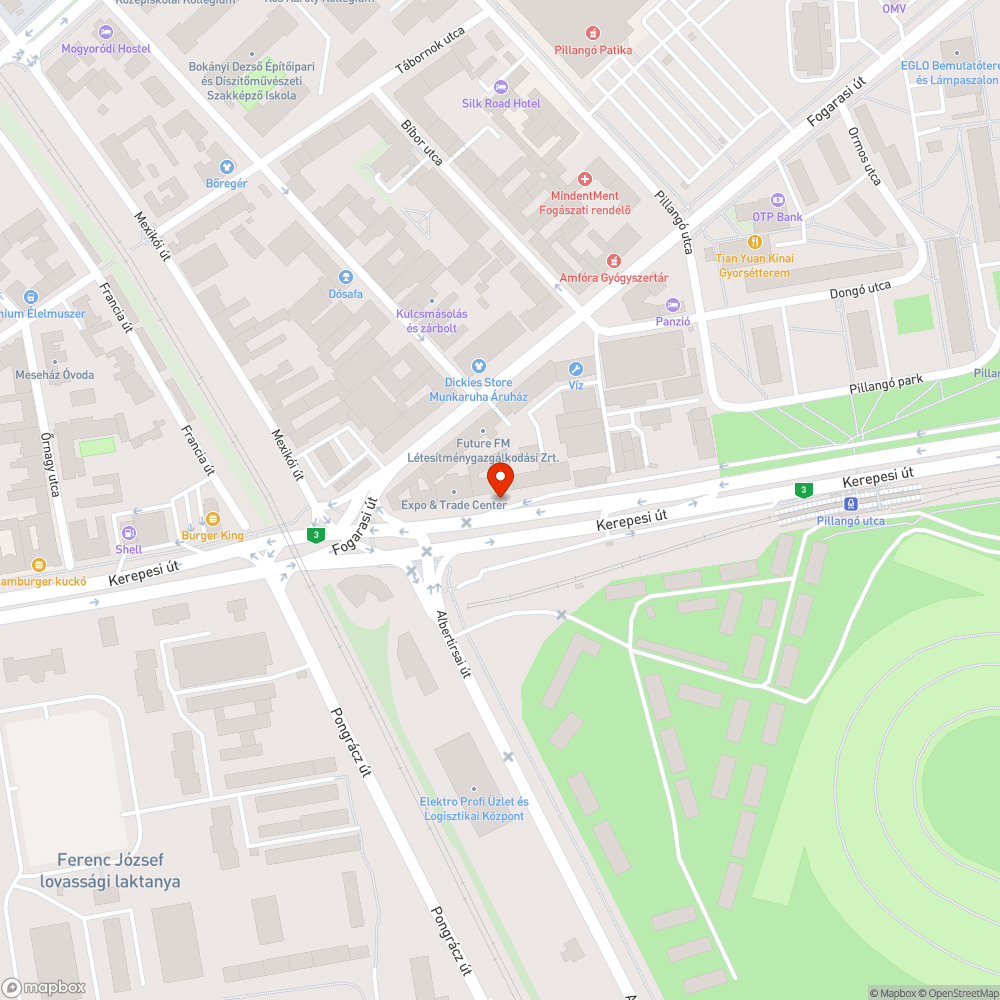 Vasúti átjárót fedező jelző bejelentés helye