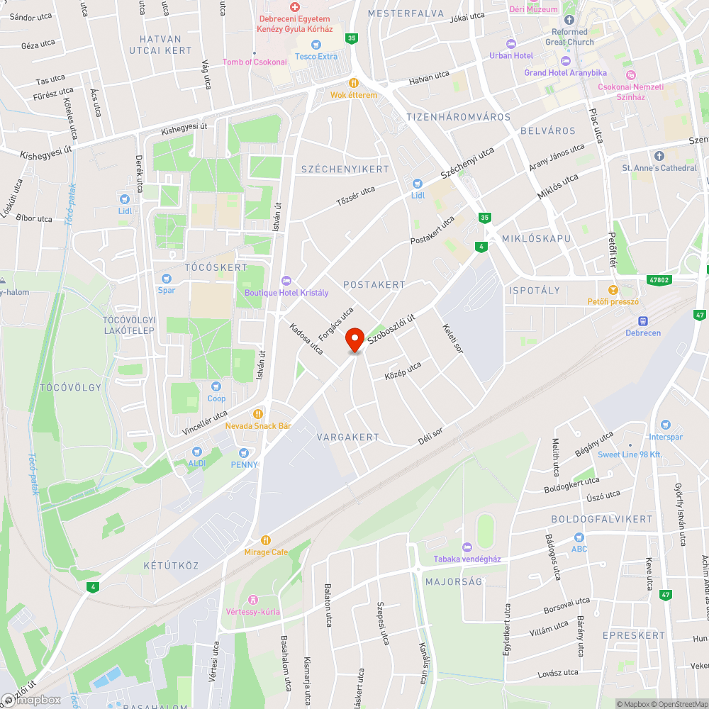 Megsüllyedt csatornafedél bejelentés helye