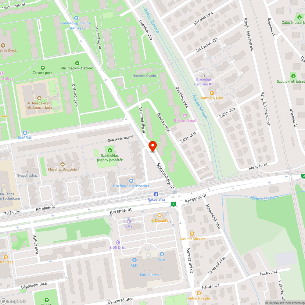 Megsüllyedt aknafedél bejelentés helye