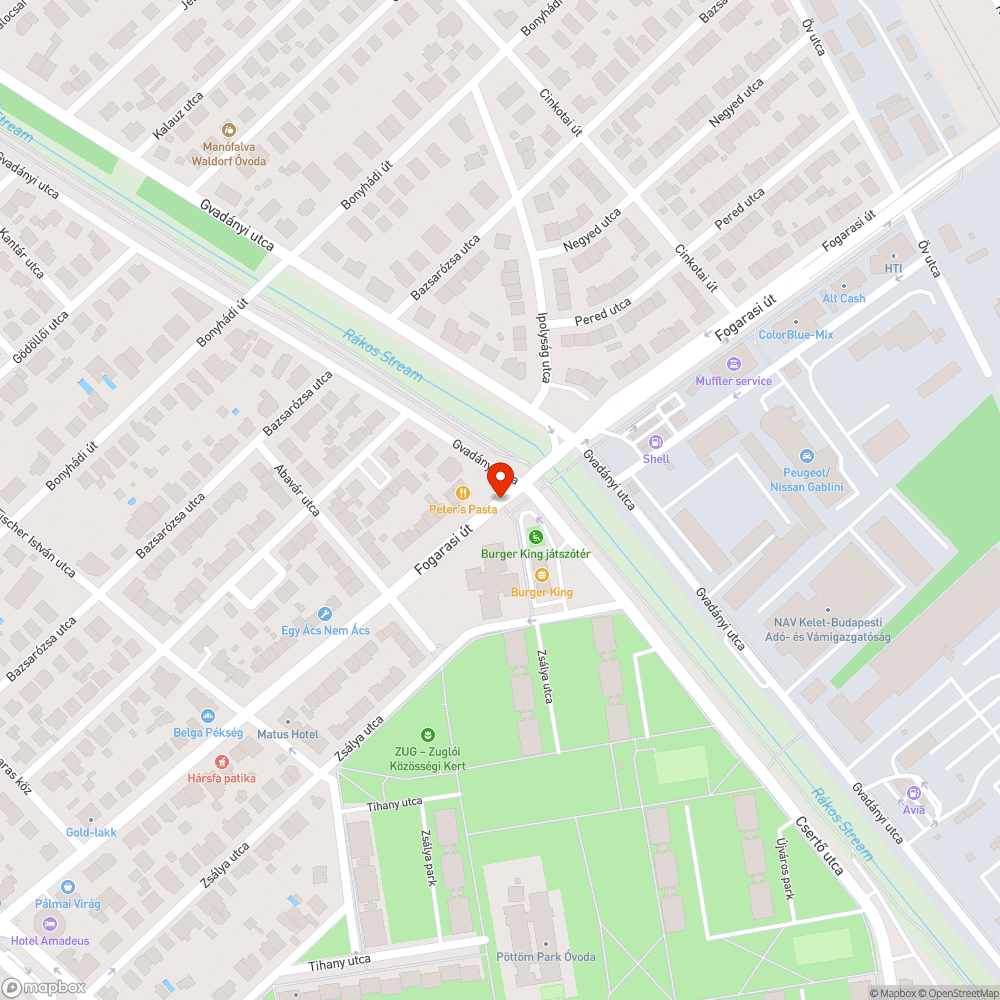 Megsüllyedt, töredezett útburkolat a zebrán bejelentés helye