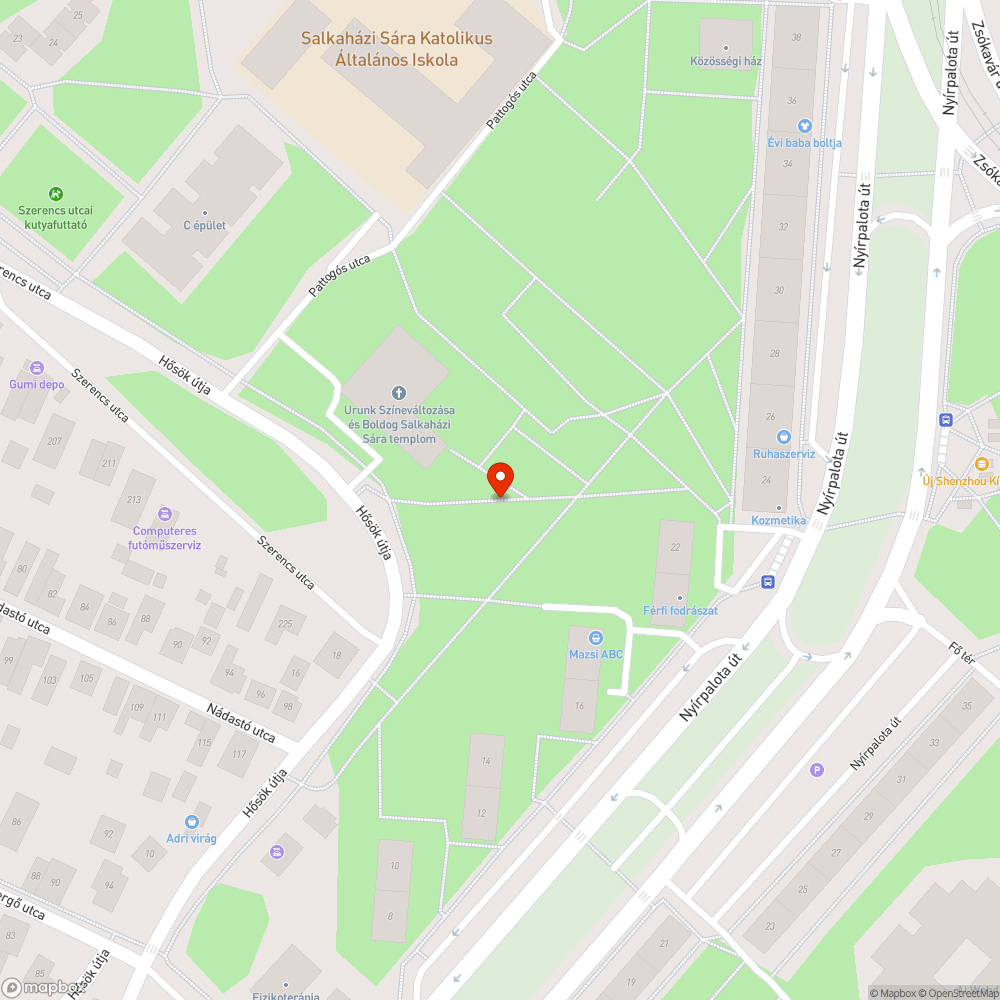 Eltört pad bejelentés helye