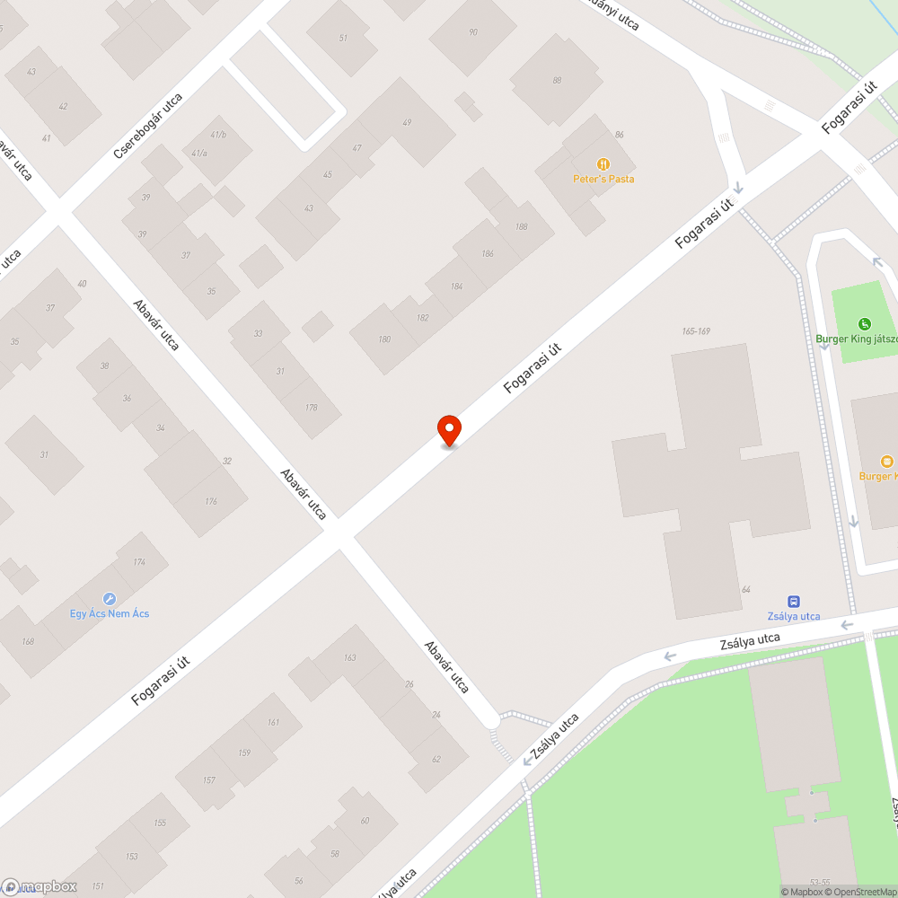 Megsüllyedt csatornarács bejelentés helye