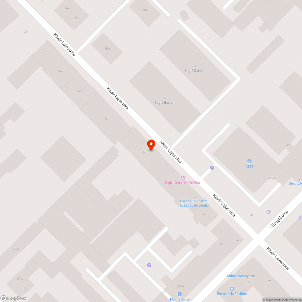 Elhagyott bevásárlókocsi bejelentés helye