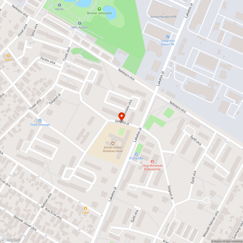 Az útkereszteződésben kátyú található. bejelentés helye