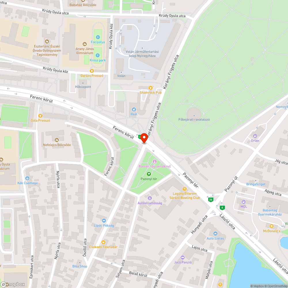 Megsüllyedt csatorna - Dózsa Gy. 2 bejelentés helye