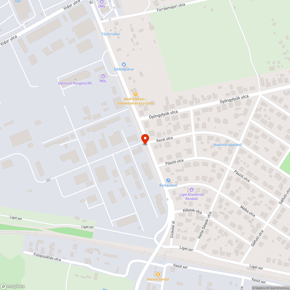 Bambusz bejelentés helye