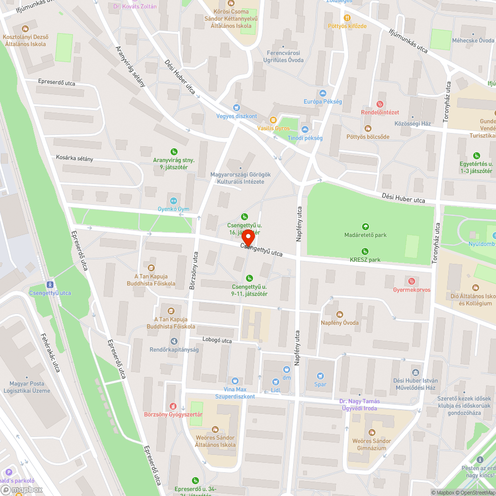 Égő lámpák nappal bejelentés helye