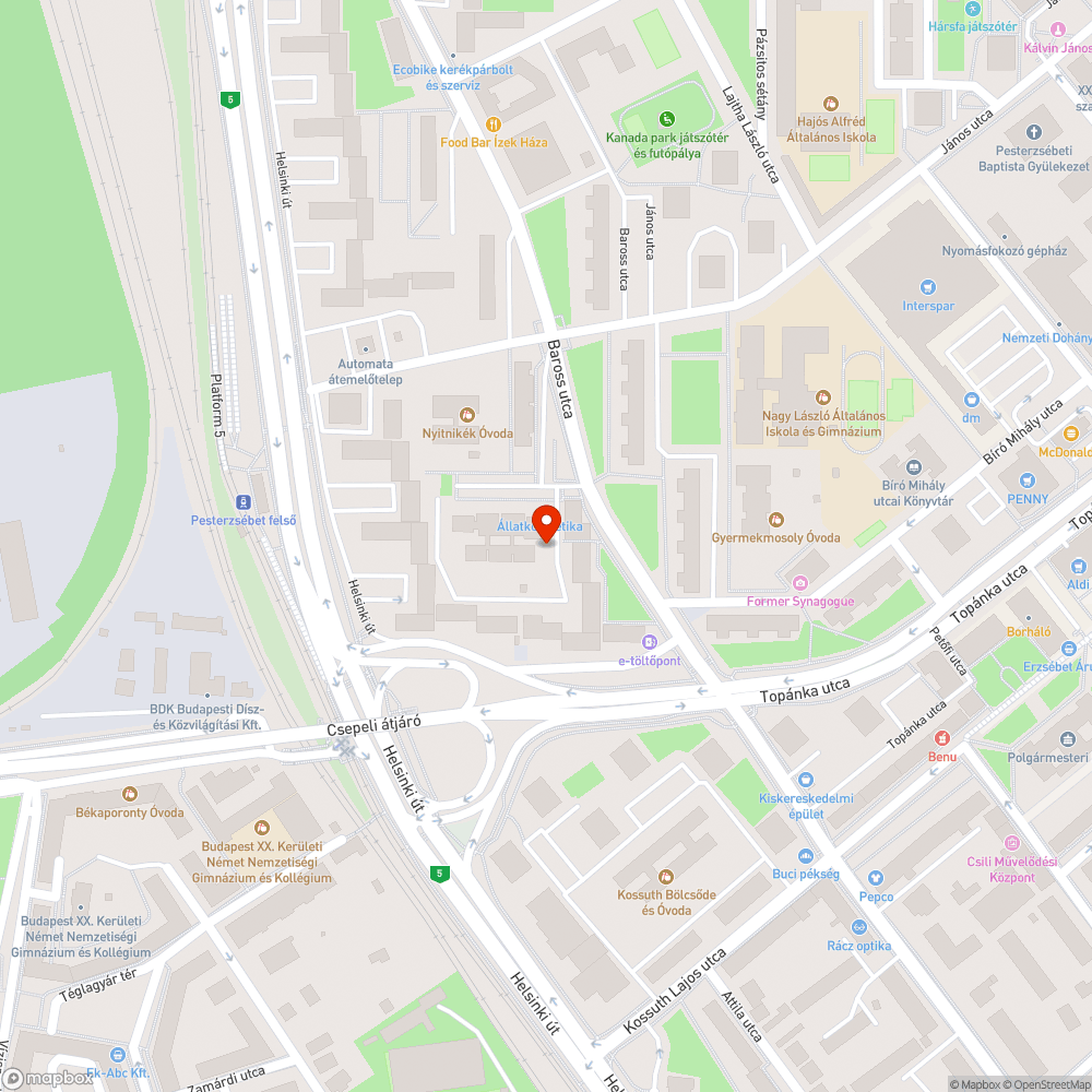 Zöldhulladék bejelentés helye