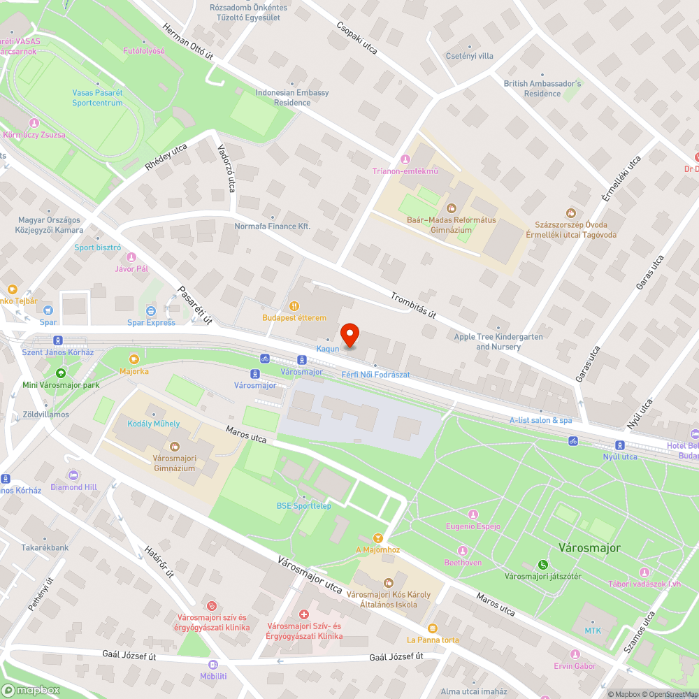 Szabálytalan, fák épségét veszélyeztető parkolás bejelentés helye