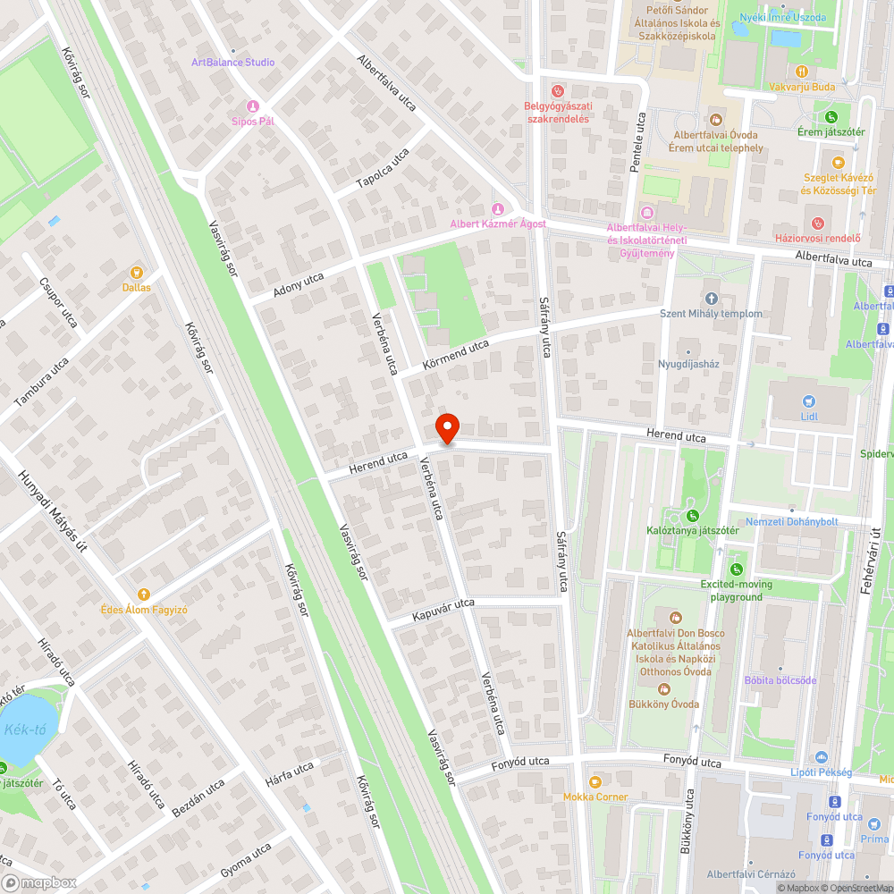 Üreges törzsü akácfa bejelentés helye