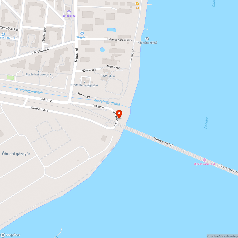 Fekvő veszélyt jelző tábla bejelentés helye