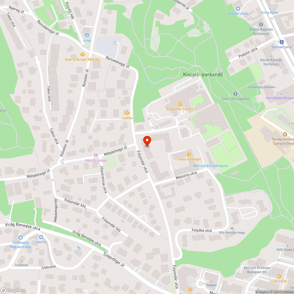 Víz folyás bejelentés helye