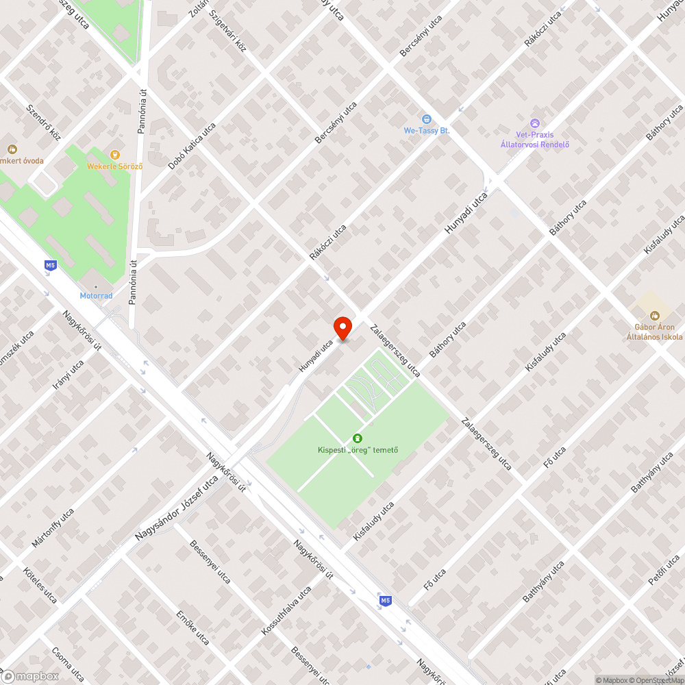 Hibás sebességmérő bejelentés helye