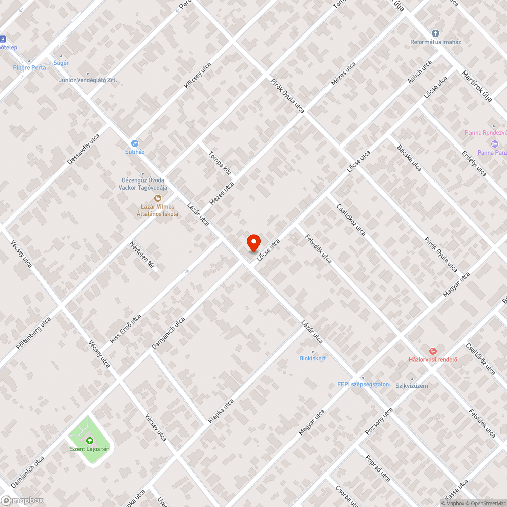 Megbarnult utcatábla bejelentés helye