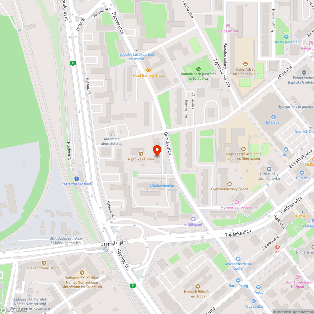 Elhagyott rollerek bejelentés helye