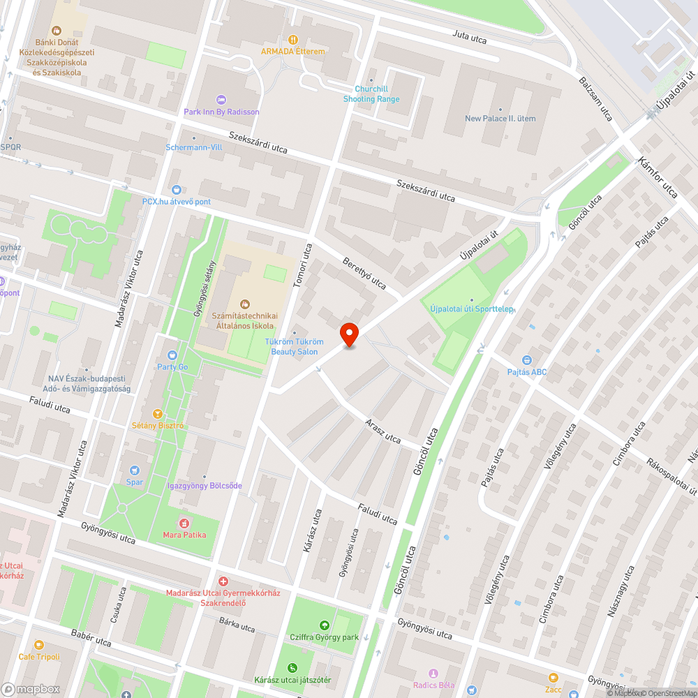 Kiszáradt nagy bokor, fa bejelentés helye