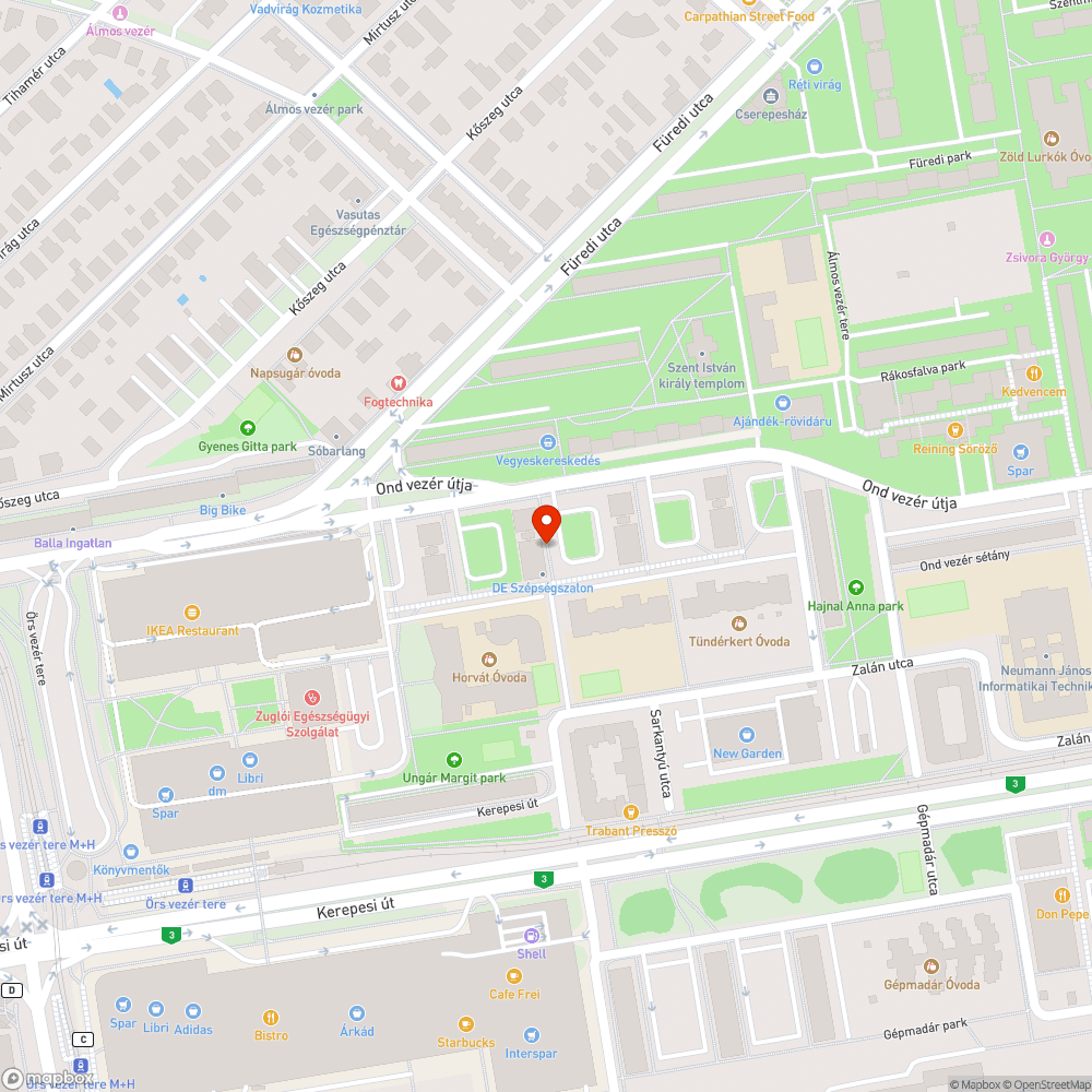 Befejezetlen aszfalt felület bejelentés helye