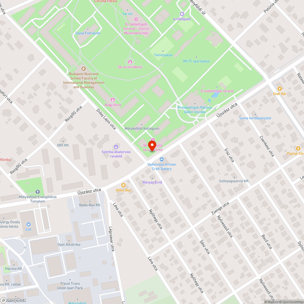 Kiújult Lyuk a járda alatt bejelentés helye