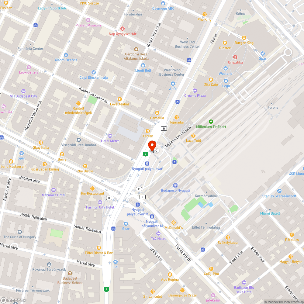 Töredezett, balesetveszélyes felület bejelentés helye