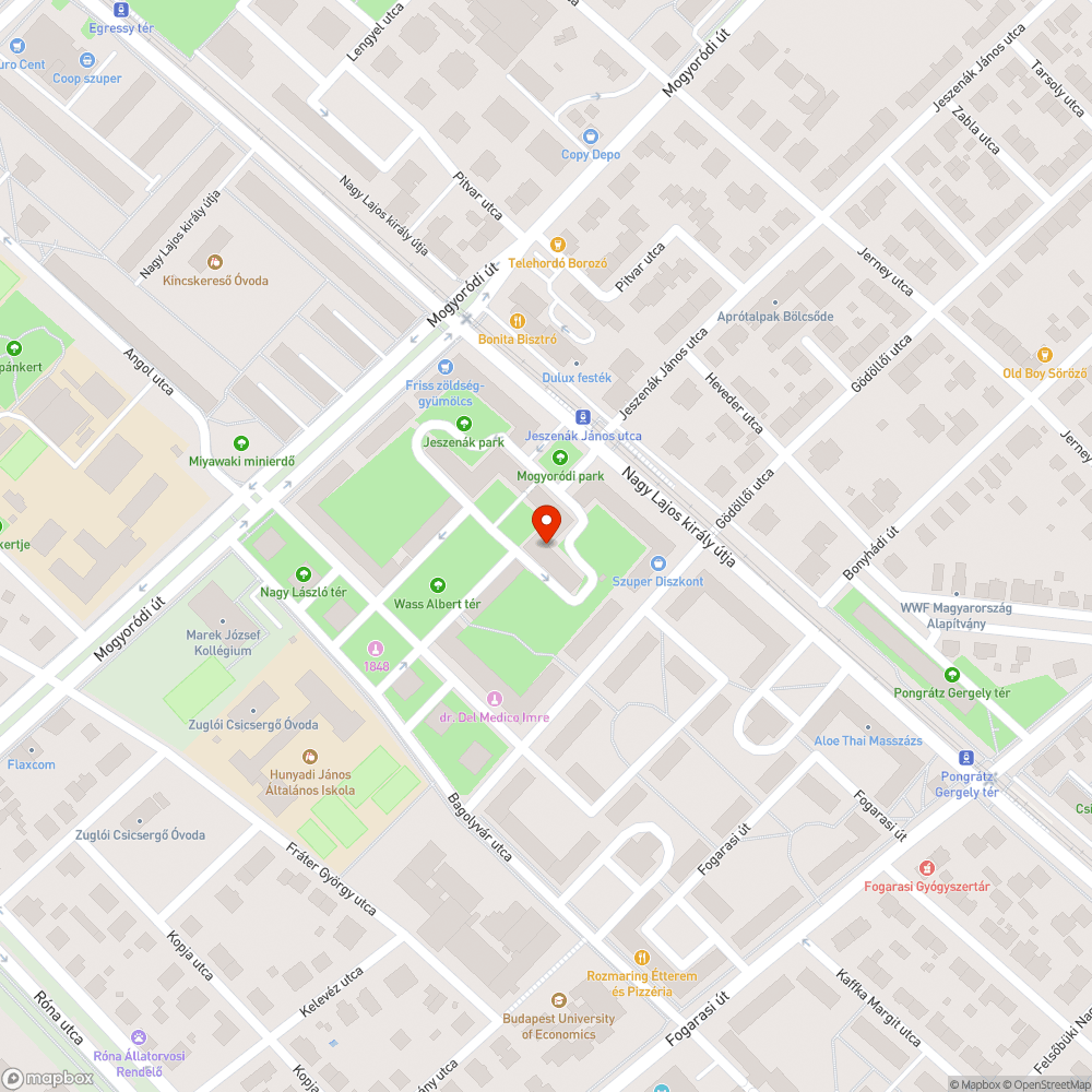 Elhanyagolt park bejelentés helye