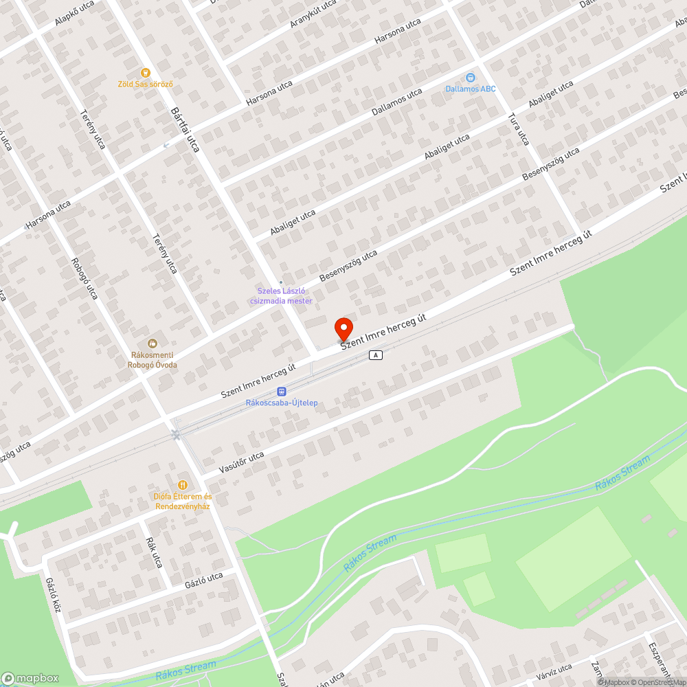 Kitört üveg bejelentés helye