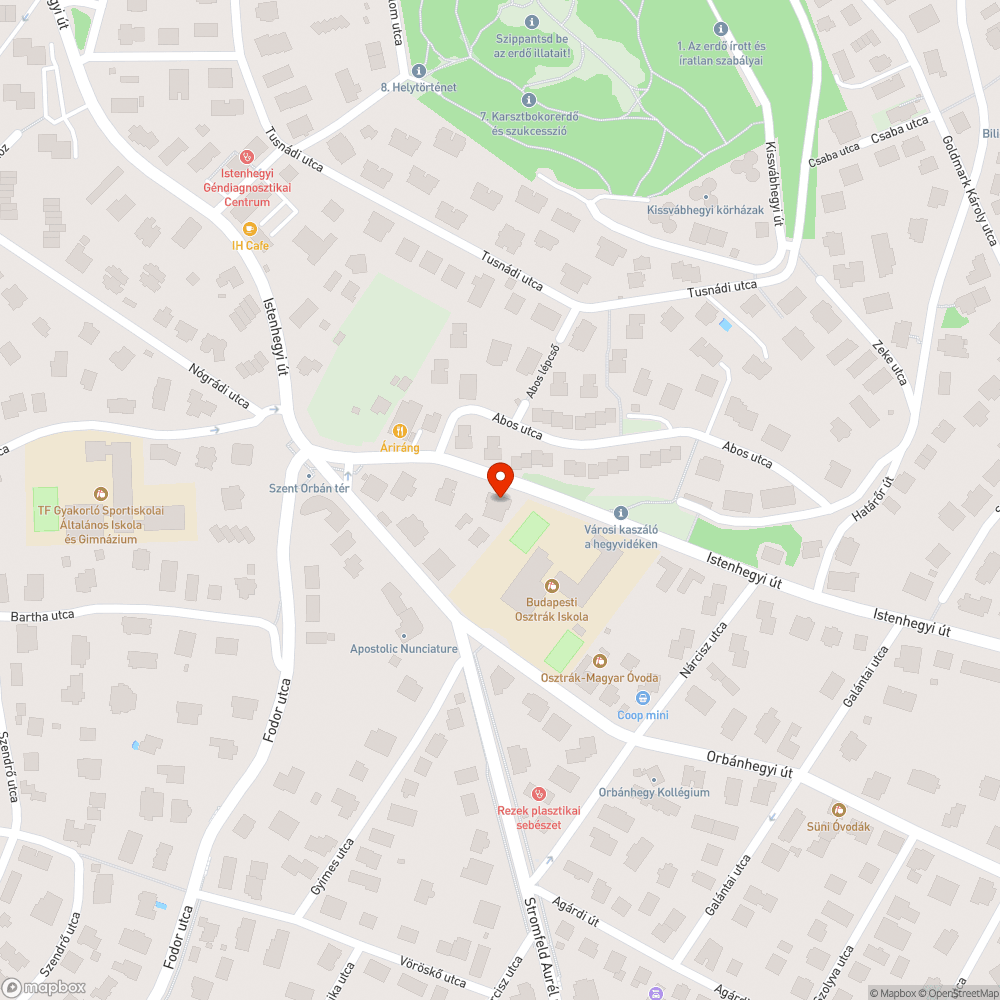 Szabálytalan parkolás bejelentés helye