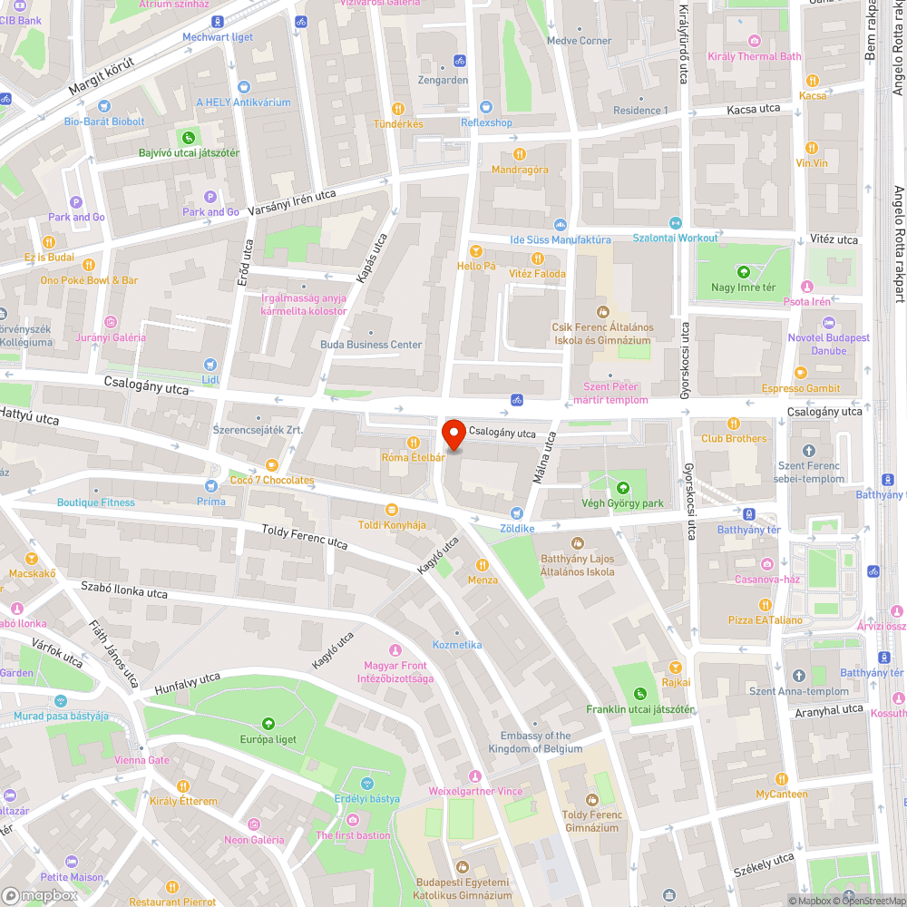 Parkoló? bejelentés helye