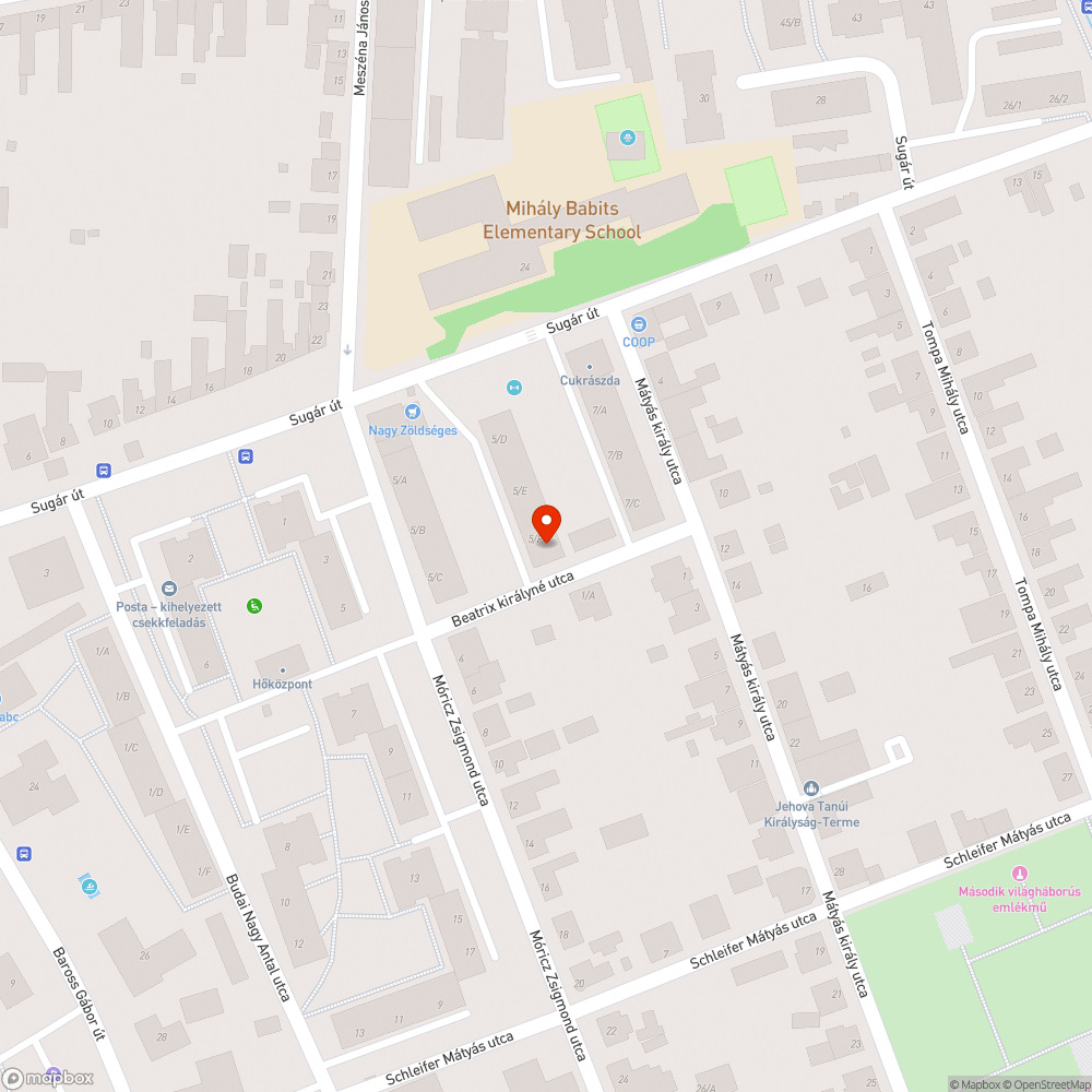 Régóta közterületen parkoltatott jármű bejelentés helye